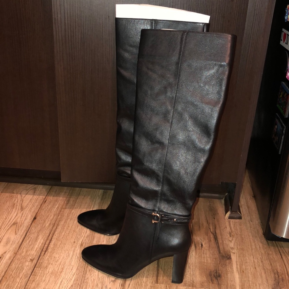 NEW!!Zara Tall 3.3” Heeled Knee Boots Size 42 - Picture 9 of 12